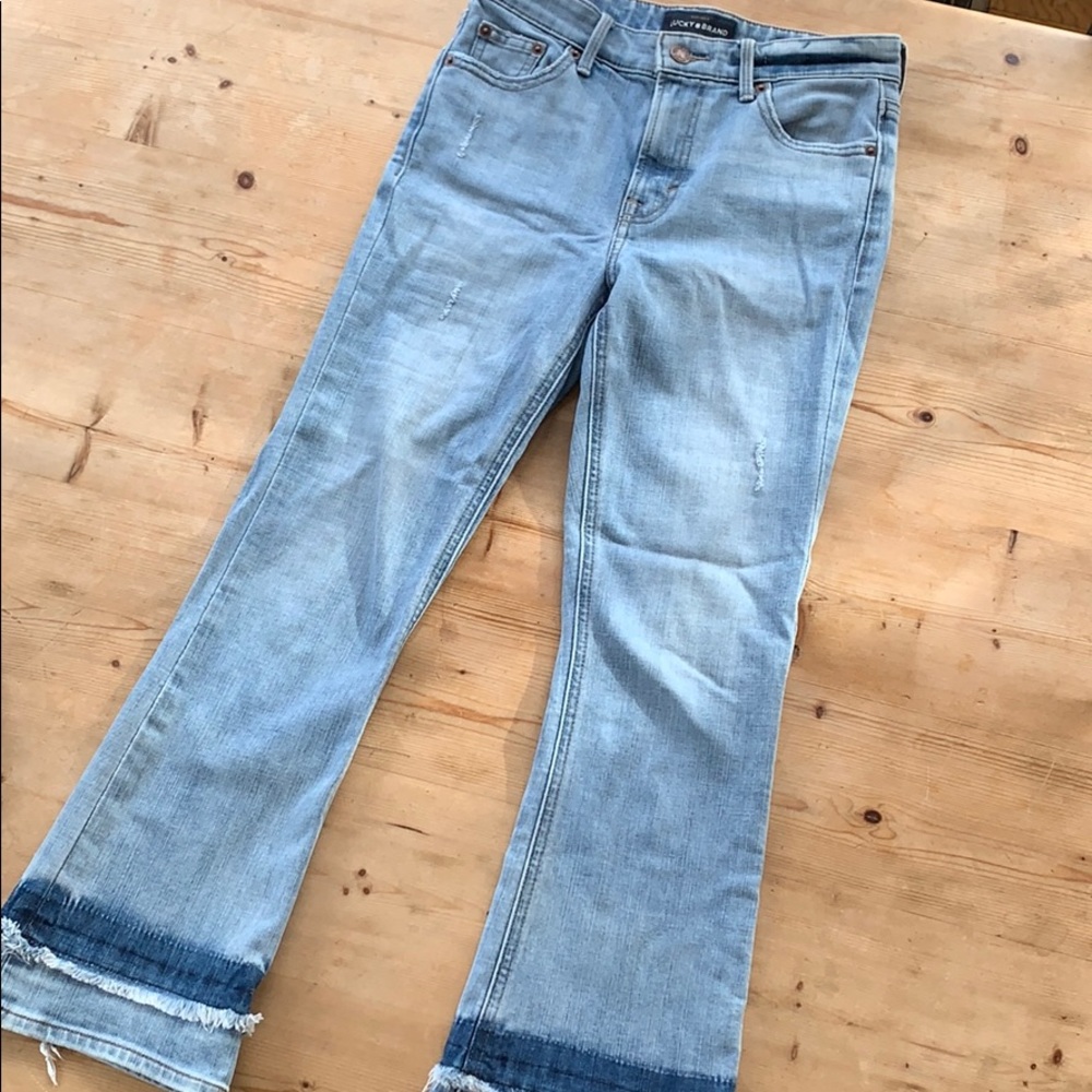 Lucky Brand Bridgette Mini Boot Jeans NEW